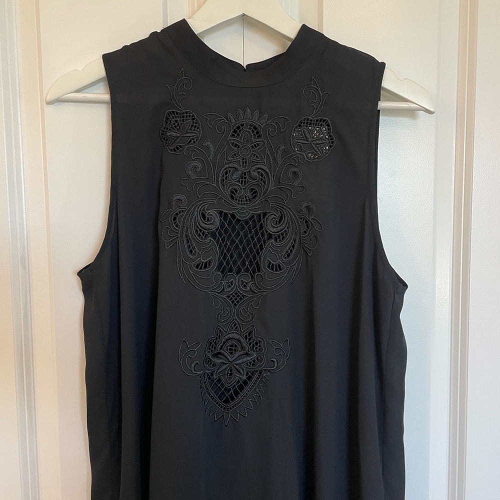 Bar III High Low Black Tunic - Picture 10 of 10